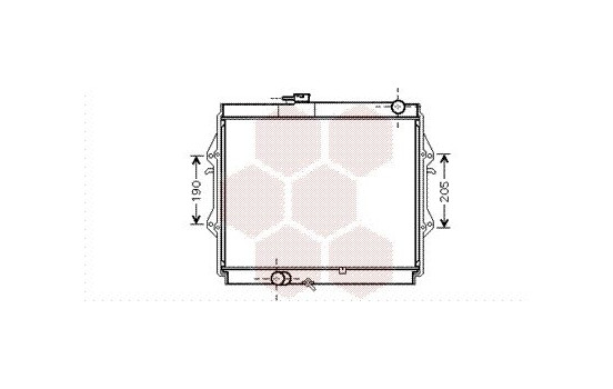 Radiator, engine cooling 53002436 International Radiators, Image 2