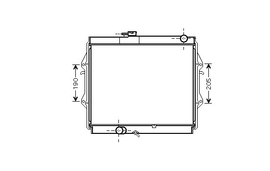 Radiator, engine cooling 53002436 International Radiators