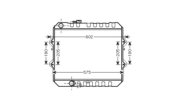 Radiator, engine cooling 53002465 International Radiators