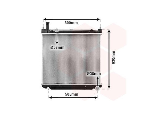 Radiator, engine cooling 53002471 International Radiators, Image 2