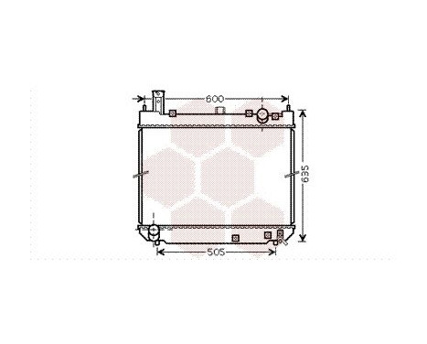 Radiator, engine cooling 53002488 International Radiators, Image 2