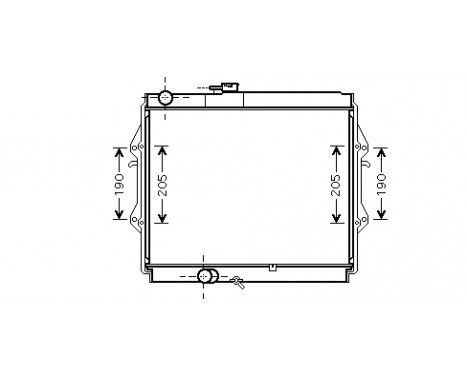 Radiator, engine cooling 53002492 International Radiators