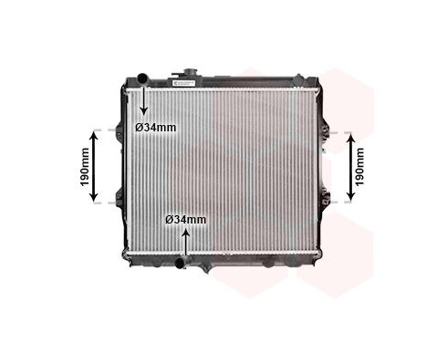 Radiator, engine cooling 53002492 International Radiators, Image 2