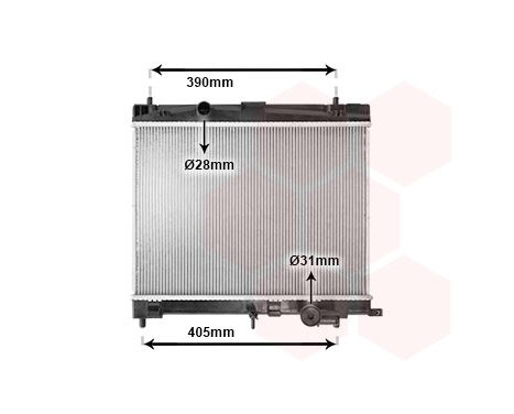 Radiator, engine cooling 53002498 International Radiators, Image 2