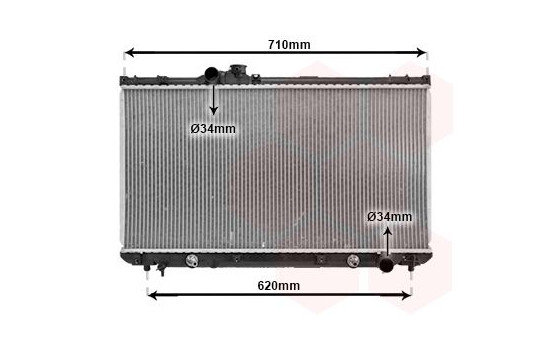 Radiator, engine cooling 53002556 International Radiators, Image 2