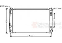 Radiator, engine cooling 53002651 International Radiators
