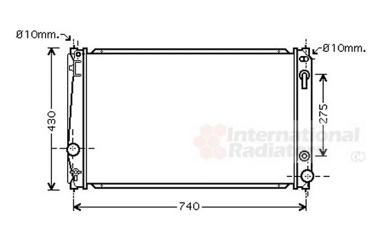 Radiator, engine cooling 53002651 International Radiators