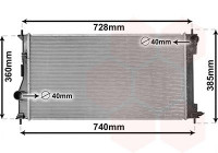 Radiator, engine cooling 53002688 International Radiators
