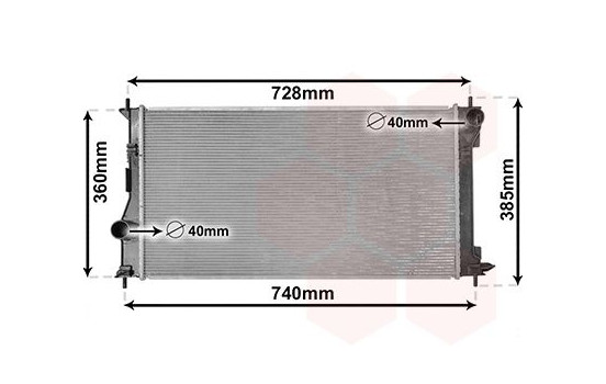 Radiator, engine cooling 53002688 International Radiators