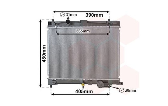 Radiator, engine cooling 53002716 International Radiators