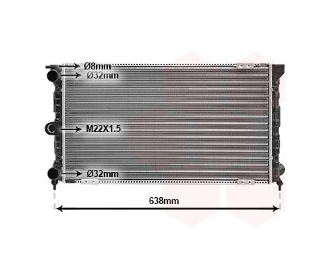 Radiator, engine cooling 58002018 International Radiators, Image 2