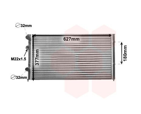 Radiator, engine cooling 58002027 International Radiators, Image 2