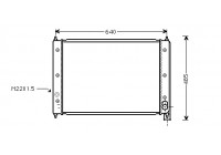 Radiator, engine cooling 58002034 International Radiators