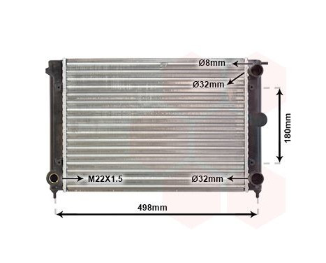 Radiator, engine cooling 58002047 International Radiators, Image 2