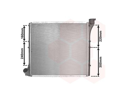 Radiator, engine cooling 58002054 International Radiators, Image 2