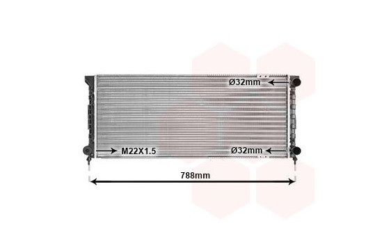 Radiator, engine cooling 58002066 International Radiators, Image 2
