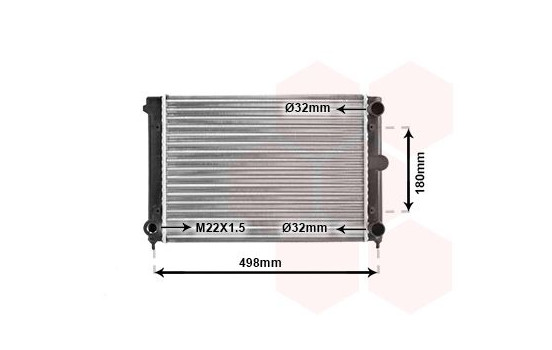 Radiator, engine cooling 58002070 International Radiators, Image 2