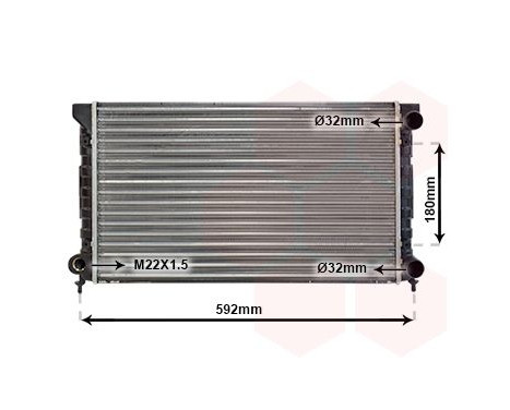 Radiator, engine cooling 58002071 International Radiators, Image 2
