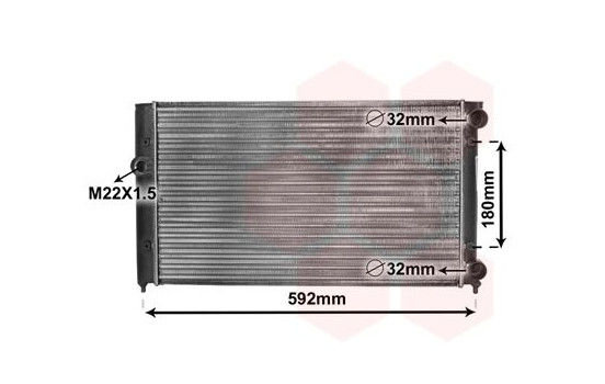 Radiator, engine cooling 58002099 International Radiators