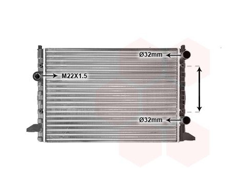 Radiator, engine cooling 58002120 International Radiators, Image 2