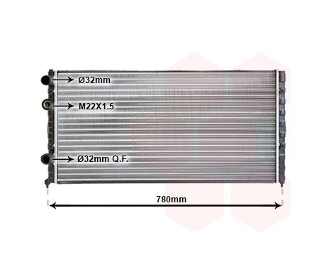 Radiator, engine cooling 58002122 International Radiators, Image 2