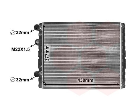 Radiator, engine cooling 58002129 International Radiators