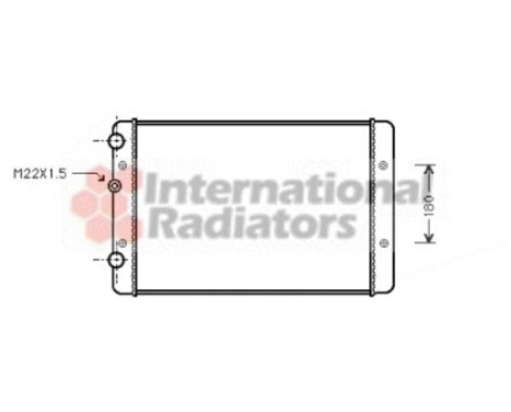 Radiator, engine cooling 58002131 International Radiators, Image 2