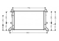 Radiator, engine cooling 58002155 International Radiators