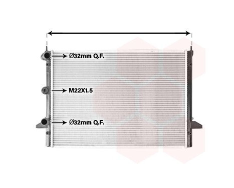 Radiator, engine cooling 58002184 International Radiators, Image 2