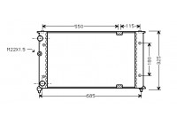 Radiator, engine cooling 58002192 International Radiators