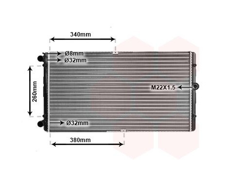 Radiator, engine cooling 58002245 International Radiators, Image 2