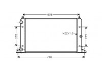 Radiator, engine cooling 58002247 International Radiators