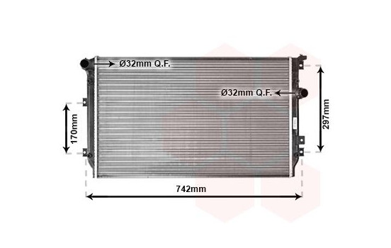 Radiator, engine cooling 58002287 International Radiators, Image 2