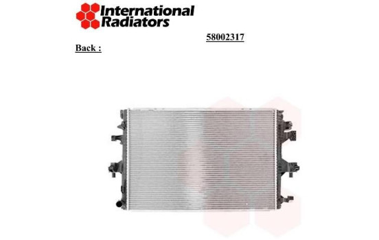 Radiator, engine cooling 58002317 International Radiators, Image 3