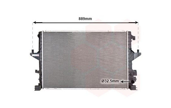 Radiator, engine cooling 58012721 International Radiators