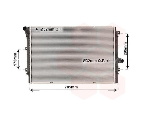 Radiator, engine cooling 58012724 International Radiators