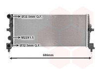 Radiator, engine cooling 58012725 International Radiators