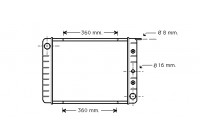 Radiator, engine cooling 59002003 International Radiators