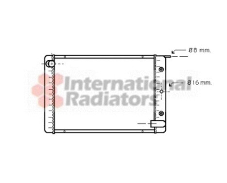 Radiator, engine cooling 59002021 International Radiators, Image 2