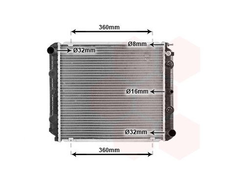 Radiator, engine cooling 59002039 International Radiators, Image 2