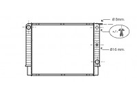 Radiator, engine cooling 59002087 International Radiators