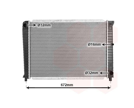 Radiator, engine cooling 59002088 International Radiators, Image 2