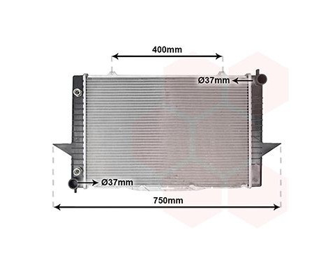 Radiator, engine cooling 59002118 International Radiators, Image 2