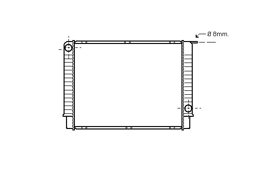 Radiator, engine cooling 59002145 International Radiators