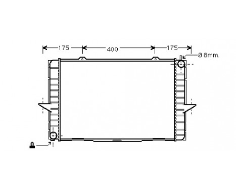 Radiator, engine cooling 59002148 International Radiators