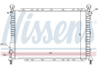 Radiator, engine cooling 60034 Nissens