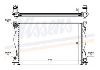 Radiator, engine cooling 60234A Nissens