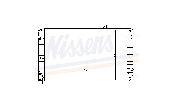 Radiator, engine cooling 60239 Nissens