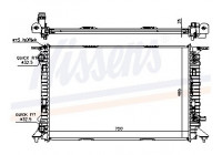 Radiator, engine cooling 60321 Nissens