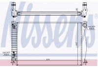 Radiator, engine cooling 60328 Nissens